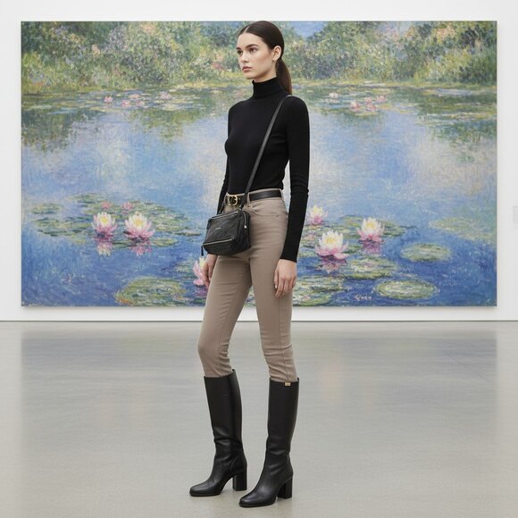 Givenchy Pandora Crossbody Bag in Black Aged Leather - Picture 8 of 12